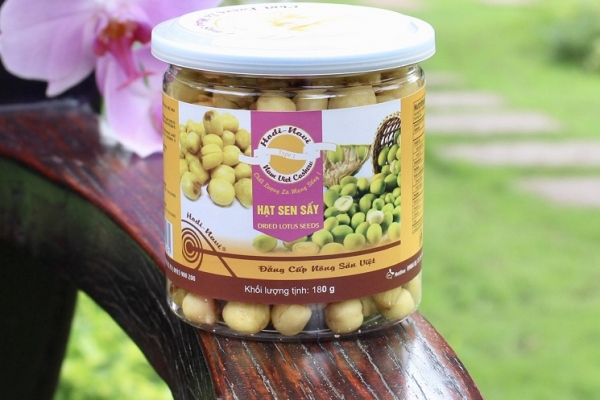 Hạt sen sấy giòn - Hũ 180g